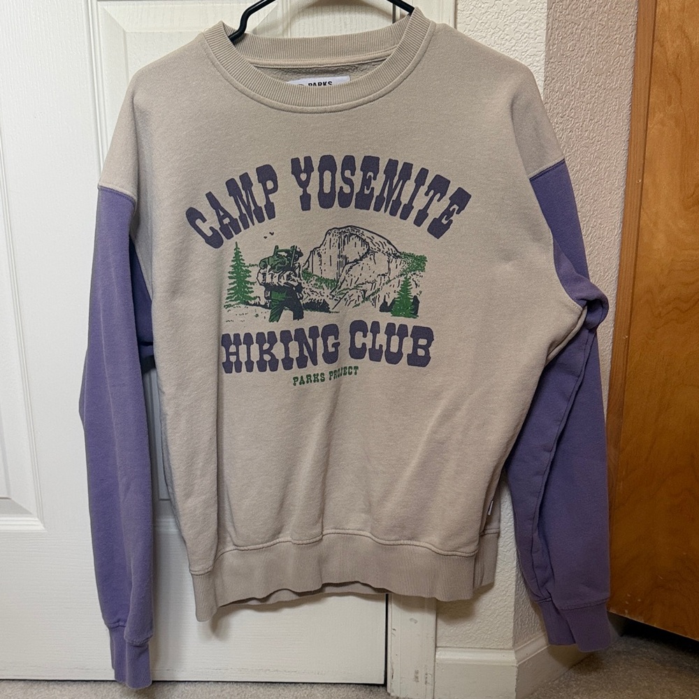 Parks Project Camp Yosemite Hiking Club Graphic Crewneck